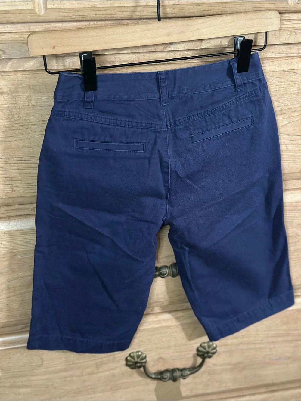 Justice | Long Blue Jean Chino Shorts | Size 12 Slim #Jorts